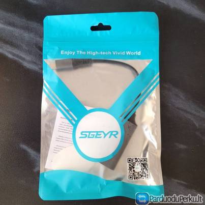 Naujas! SGEYR USB-C į LAN adapteris – Stabiliam ir Greitam Internetui! TIK 10€!