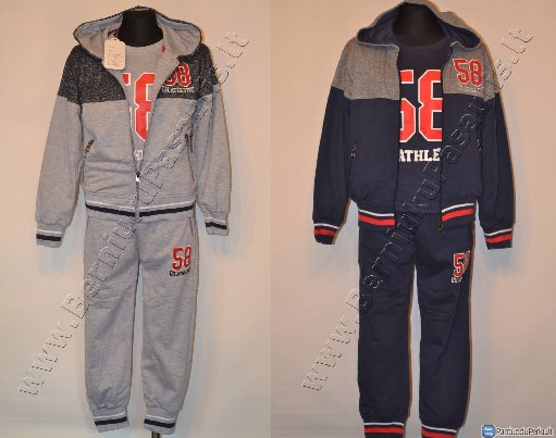 Naujas sportinis 3-daliu kostimuas berniukui
