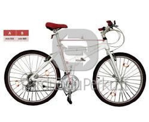 Naujas sulankstomas dviratis PININFARINA CITY su 1 m. garant