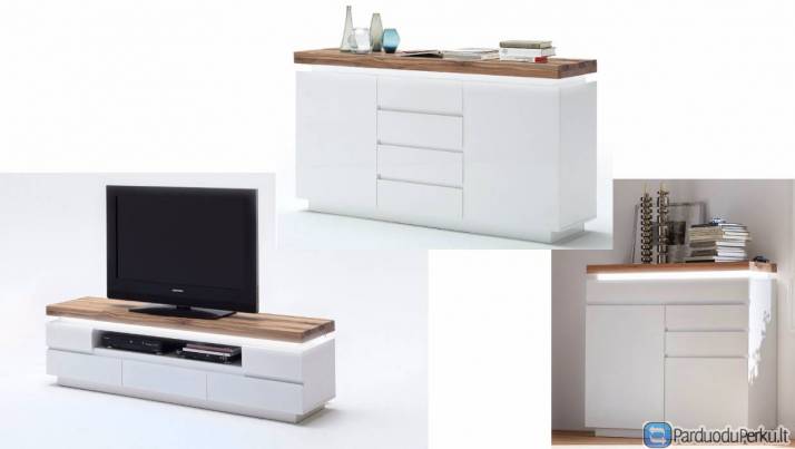 Naujas svetainės baldų komplektas "Romina"