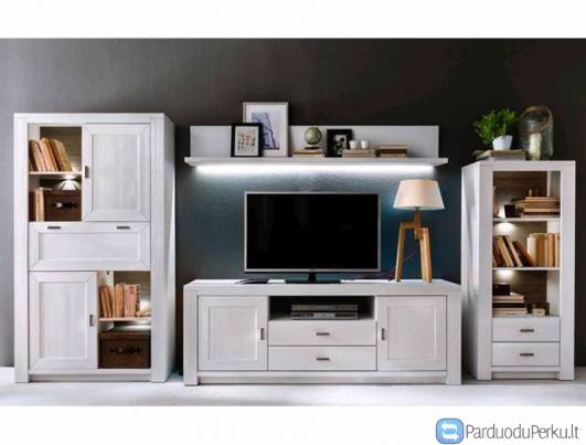 Naujas vokiškas svetainės baldų komplektas "Lola"