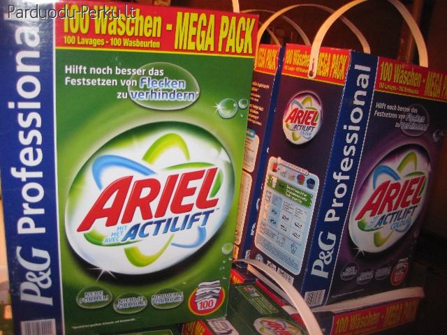 Naujausi ARIEL skalbimo milteliai is Vokietijos
