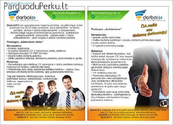 Naujausi   darbo pasiūlymai  šiandien  www.darbai24.lt