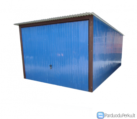 Nauji skardiniai garažai, metaliniai garažai, angarai, voljerai, sandėliukai