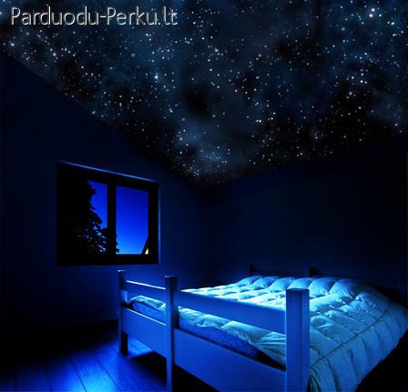 Naujiena ! 3D zvaigzdziu lubos namuose