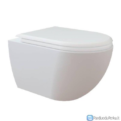 Naujiena, pakabinamas klozetas su Rim-Off sistema