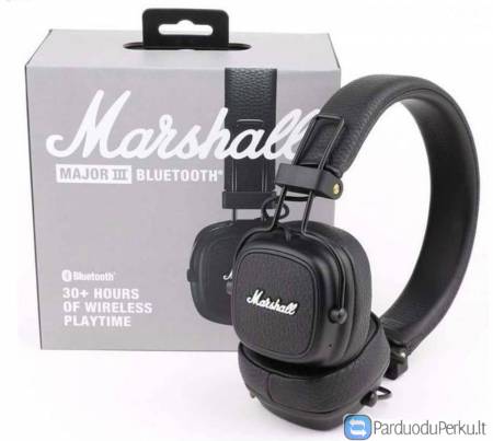 Naujos ausinės Marshall Major III bluetooth