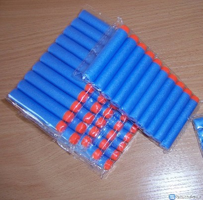 Naujos kulkos Nerf šautuvams