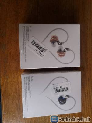 Naujos KZ-ZEX elektrostatinės ausinės