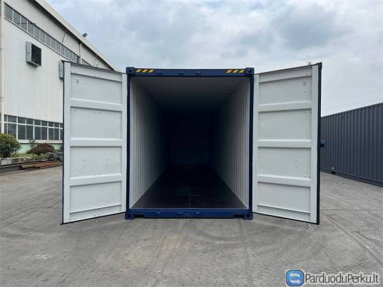 Naujos sandėliavimo patalpos, jūriniai konteineriai