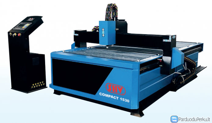 Naujos SHV COMPACT PLUS 1500x3000 plazminio pjovimo staklės