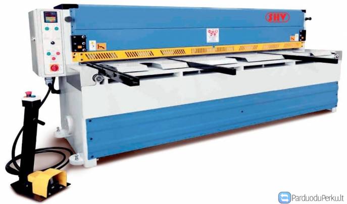 Naujos SHV skardos karpymo ir lankstymo staklės