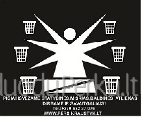 Nebrangiai išvežame šiukšles bei buitines atliekas