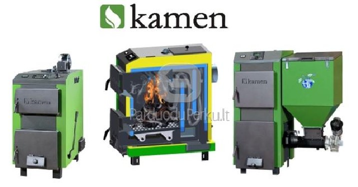 Nebrangūs, automatizuoti k.k. ir granuliniai katilai KAMEN