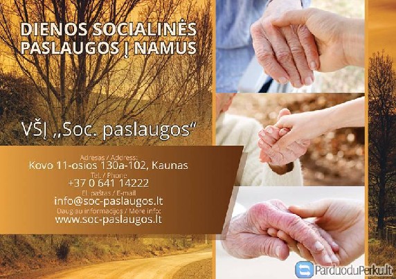 Neįgaliųjų ir vienišų senelių lankymas, priežiūra ir globa į namus