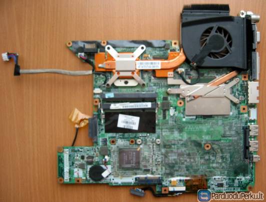 Nešiojamą kompiuterį HP DV6000 dalimis