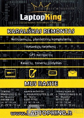 Nešiojami kompiuteriai dalimis.+[SĄRAŠAS]