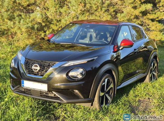 Nissan Juke F16 DIG-T 114 AG 7DCT Tekna 50610 km vasarinių/žieminių ratų komplektai 360° kamera juod