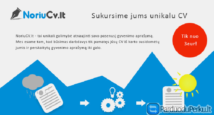 Noriucv.lt - Sukursime jums unikalu CV