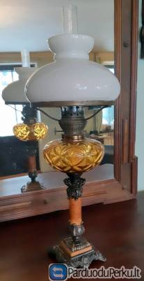 Nr.16) Prabangi antik.ŽIBALINĖ LEMPA-veikianti