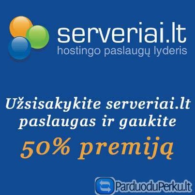 Nuolaidos-premijos domenams ir serveriams