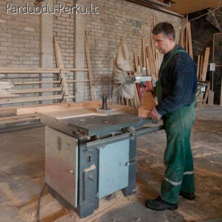 Nuomuojamas stalių cechas su įranga