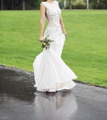 Nuostabaus grožio vestuvinė suknelė