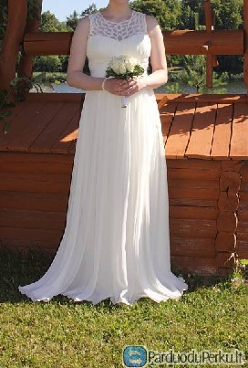 Nuostabi vestuvine suknele (tinka ir nestukei)