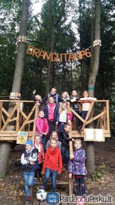 Nuotykių parkas "Orangutanas" Panevėžyje