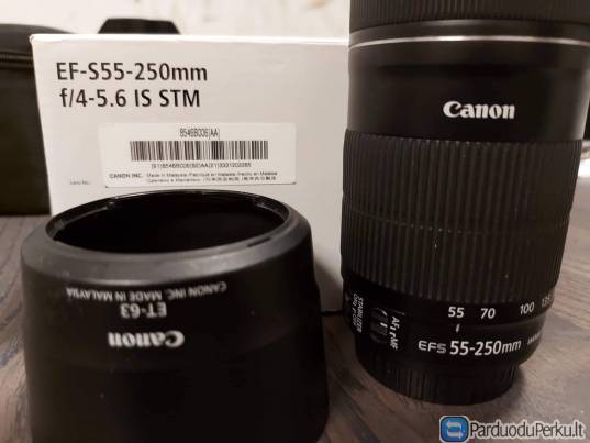OBJEKTYVAS CANON EF-S 55-250MM F/4-5.6 IS STM