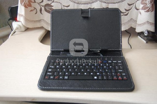 Parduodu odinį dėklą planšetiniam kompiuteriui