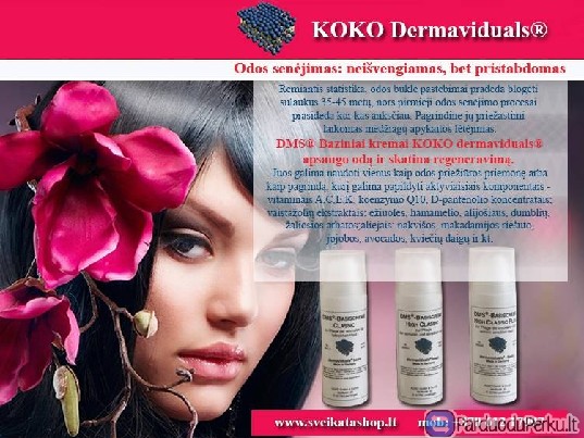Odos senėjimas neišvengiamas, bet pristabdomas - DMS kremai