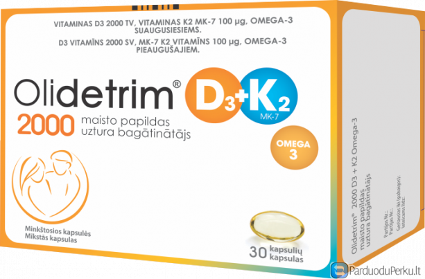 Olidetrim - imunitetui, kaulams, širdžiai ir raumenims