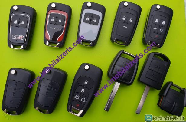 Opel chevrolet raktu gamyba opel raktai