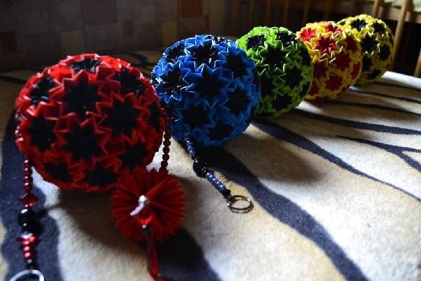 Origami Kamuoliukai Kasudamos