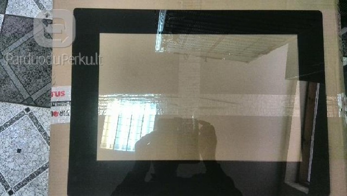 Orkaitės išorinis durelių stiklas 59,5x45,2mm.80lt. Naujas