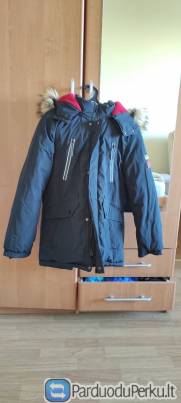 Paaugliška žieminė parka stiliaus striukė