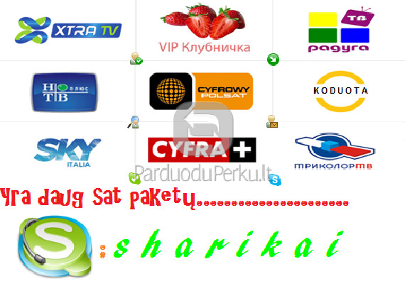 Padedu isigyti Sat paketus.