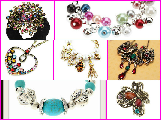 Pakabukai, apyrankės, plaukų aksesuarai