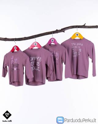 Palaidinė su užrašu mergaitėms