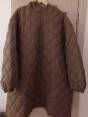 Paltas rudos spalvos dydis 5XL