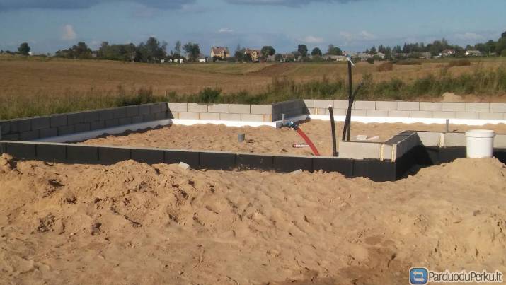 Pamatų įrengimas Šiauliuose