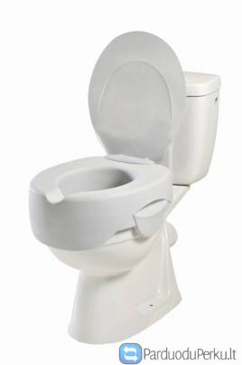 Paminkštintas tualeto paaukštinimas su dangčiu 115 mm. (Pharmaouest)