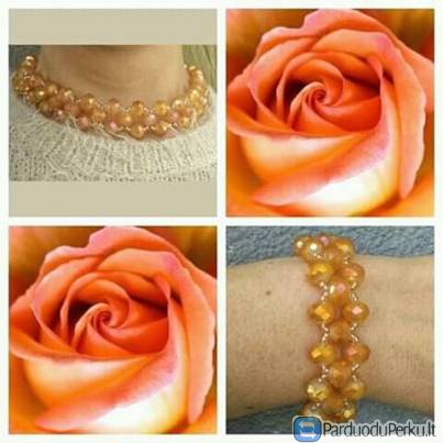 Papuosalu Rinkiniai,Karoliai Apyrankes