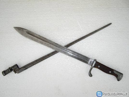 Parduoda antikvarinius ginklus-šautuvų durtuvus