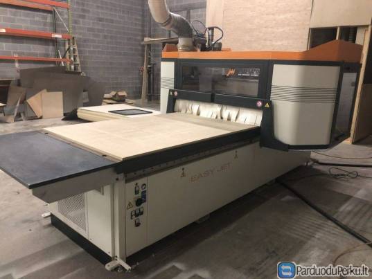 PARDUODAMA MEDŽIO APDIRBIMO ĮRANGA CNC working center EASY JET 7.10-B+DUST COLECTOR FT 650 SA
