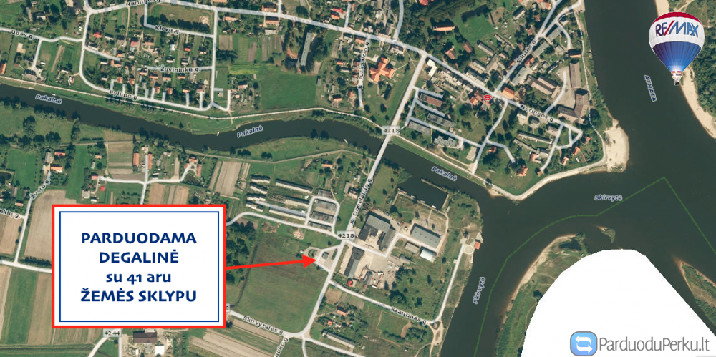 Parduodama veikianti degalinė