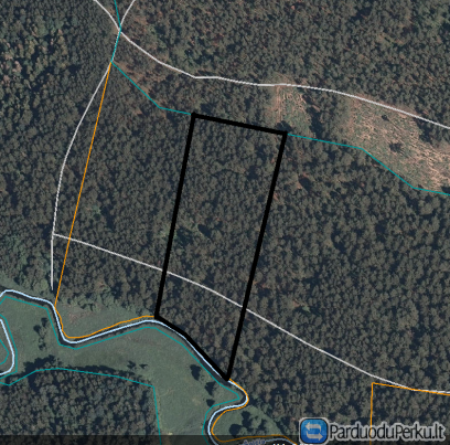 Parduodamas 1,7600 ha miško ūkio paskirties sklypas Šalčininkų r. sav., Gerviškių sen., Rudnios k.