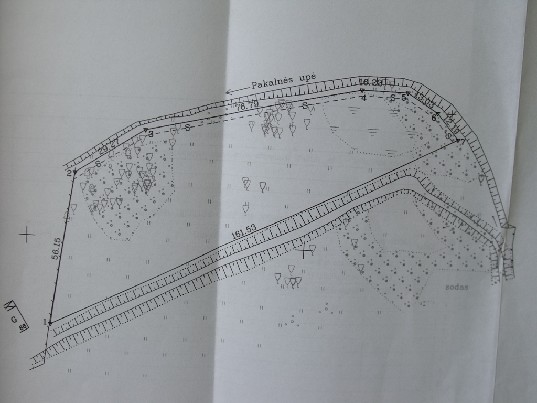 Parduodamas 1,9045 ha. Sklypas Rusnėje Pakalnės k.