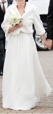 Parduodamas baltas vestuvinis švarkelis